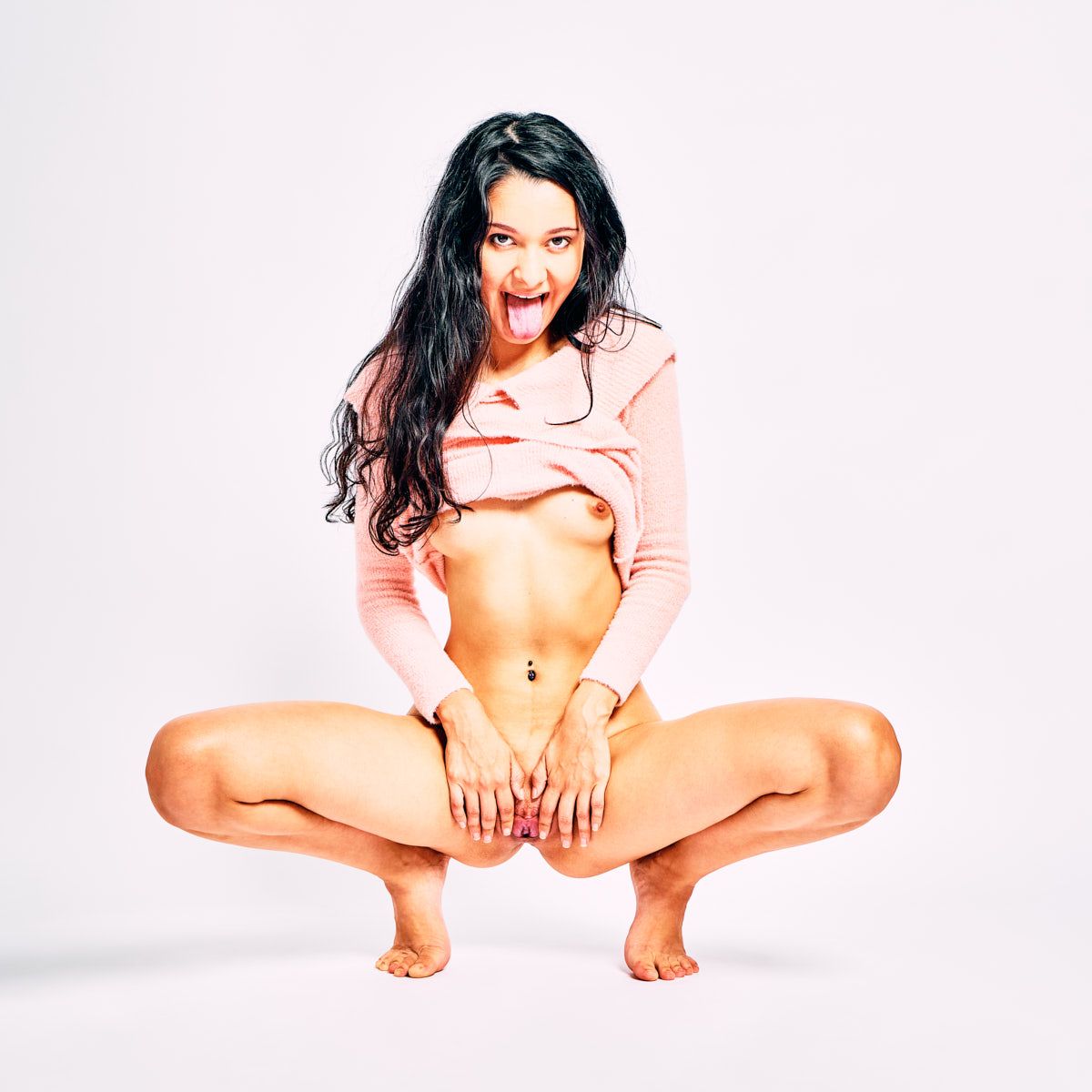 Pink with Violet Amrita by Cinaed Dane