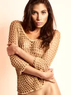 Baby Nicols Through the Mesh fine art photography mesh figure study Barcelona Cinaed Dane